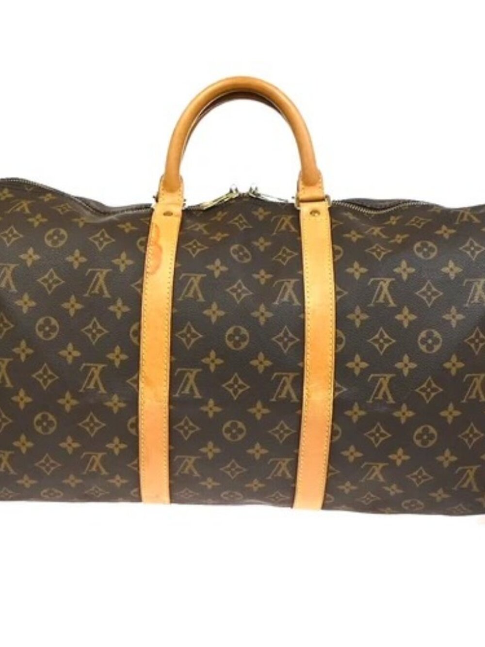 LOUIS VUITTON Keepall 50 Travel Hand Bag Monogram Leather Brown M41426 16YH913 - Picture 4 of 14